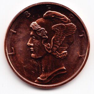 2013 USA Liberty Copper One Ounce Round (b305)